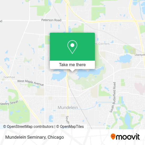 Mundelein Seminary map