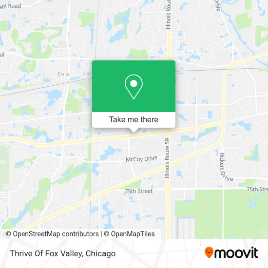 Thrive Of Fox Valley map