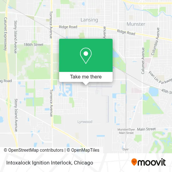 Intoxalock Ignition Interlock map