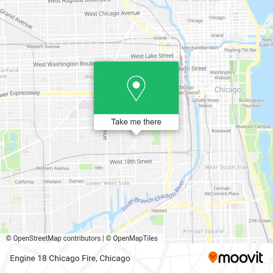 Engine 18 Chicago Fire map
