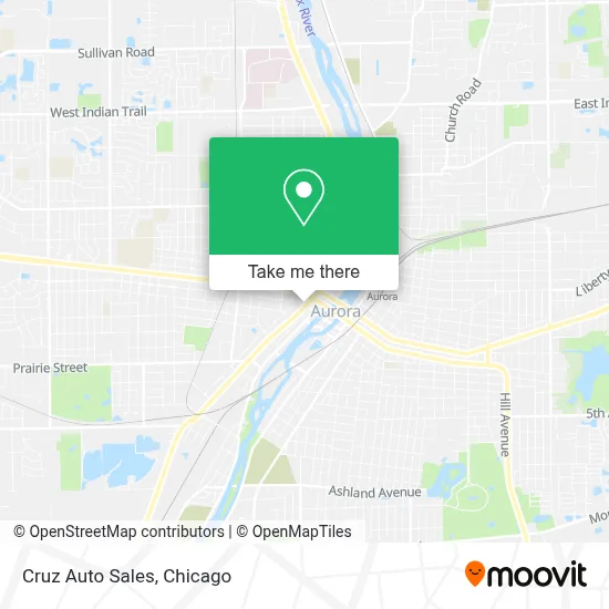 Cruz Auto Sales map