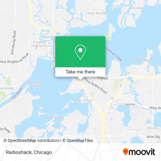 Radioshack map