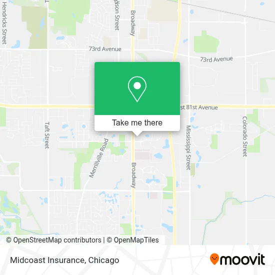 Midcoast Insurance map