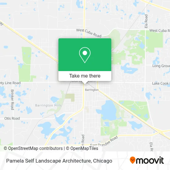 Pamela Self Landscape Architecture map