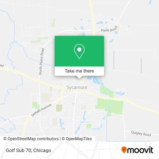 Golf Sub 70 map