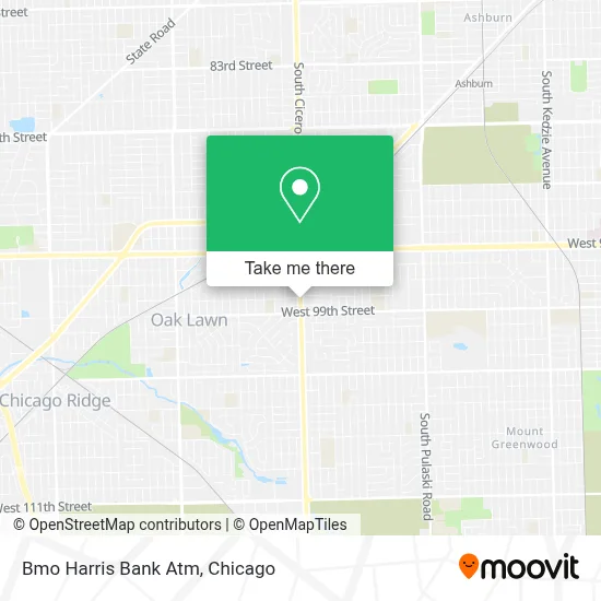 Bmo Harris Bank Atm map