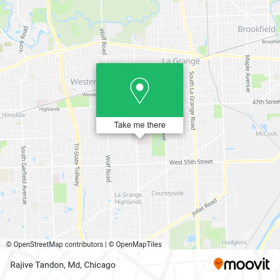 Rajive Tandon, Md map