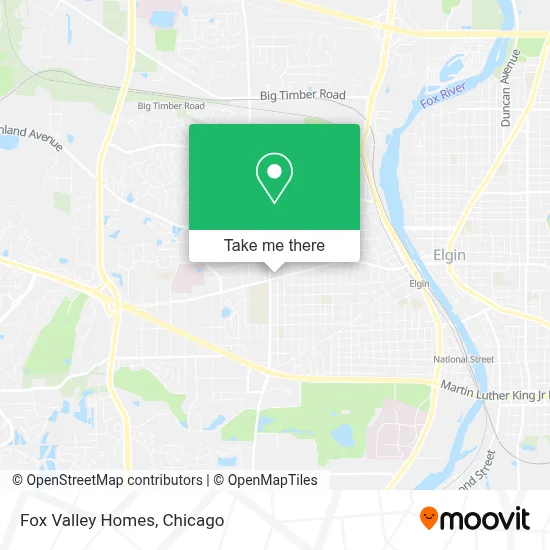 Fox  Valley Homes map
