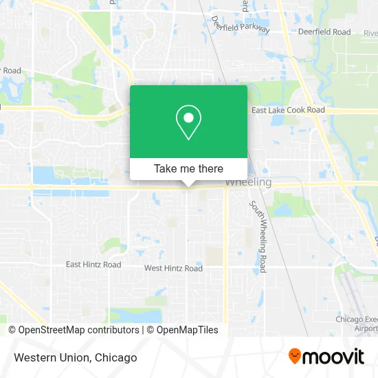 Western Union map