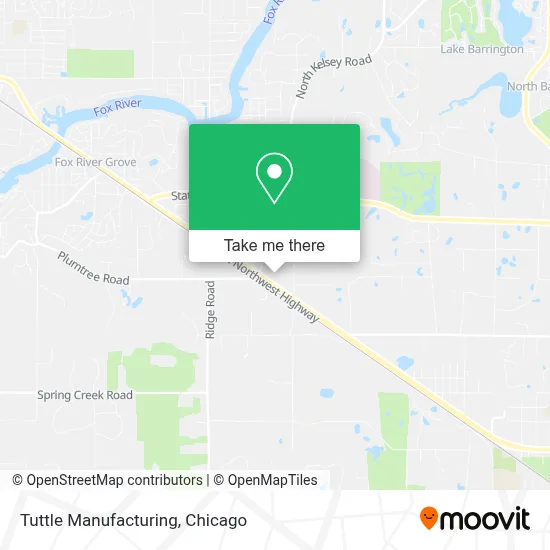 Tuttle Manufacturing map