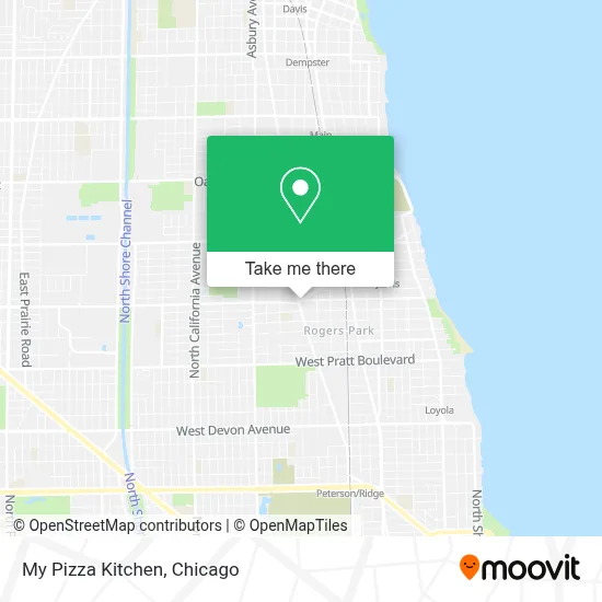 My Pizza Kitchen map