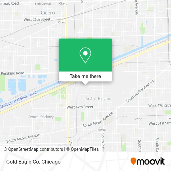 Gold Eagle Co map