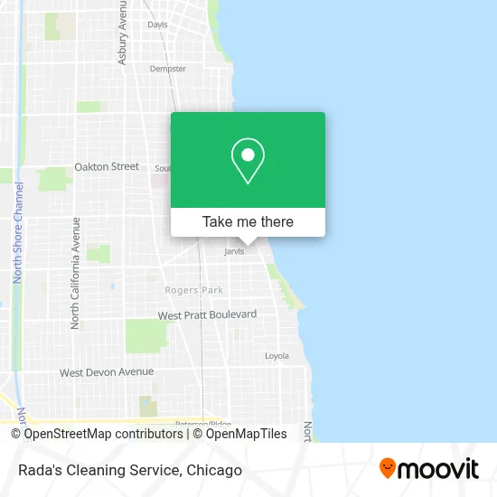 Rada's Cleaning Service map