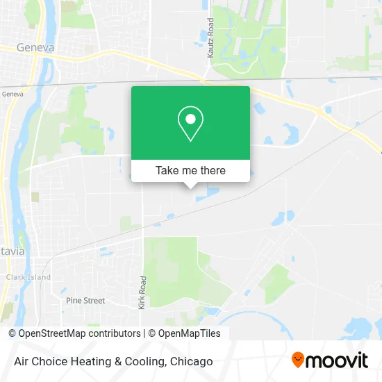 Air Choice Heating & Cooling map