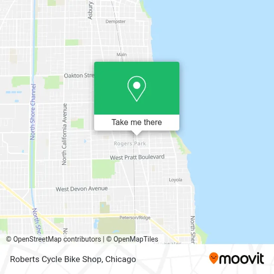 Roberts Cycle Bike Shop map