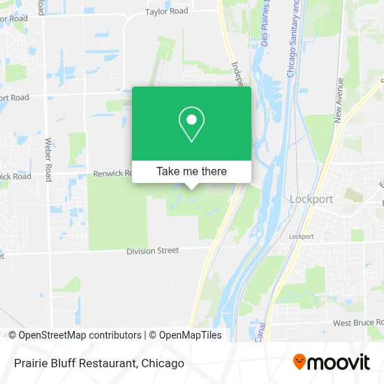 Prairie Bluff Restaurant map