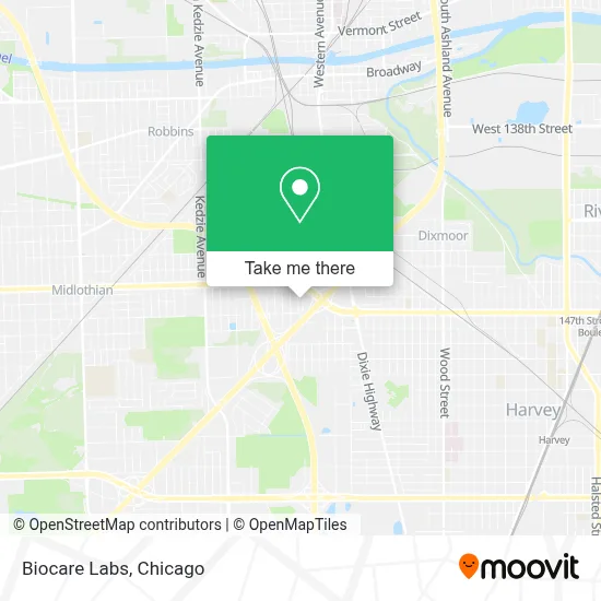Biocare Labs map