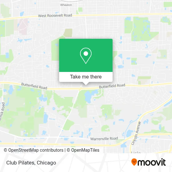 Club Pilates map