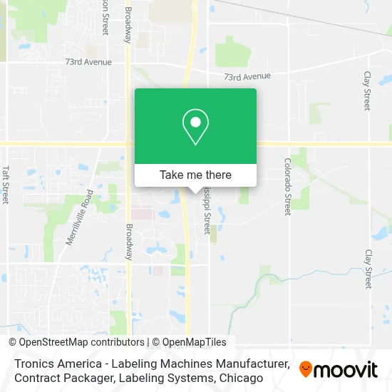 Tronics America - Labeling Machines Manufacturer, Contract Packager, Labeling Systems map
