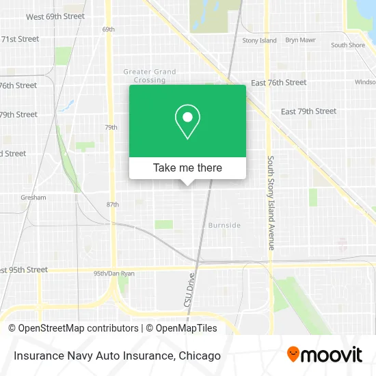 Insurance Navy Auto Insurance map