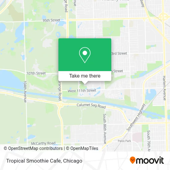 Tropical Smoothie Cafe map