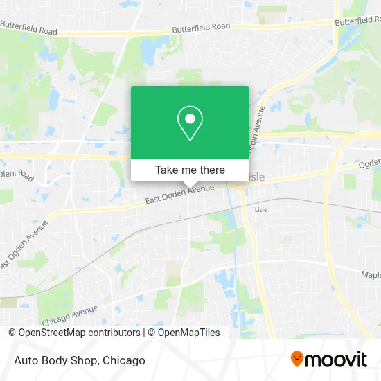 Auto Body Shop map