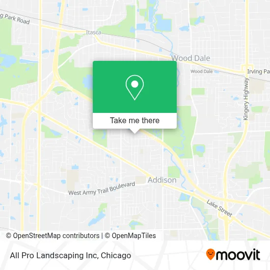 All Pro Landscaping Inc map