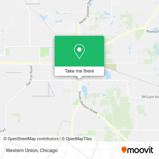 Western Union map