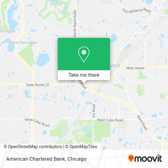 American Chartered Bank map