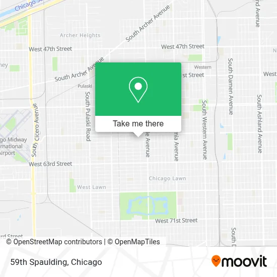 59th Spaulding map