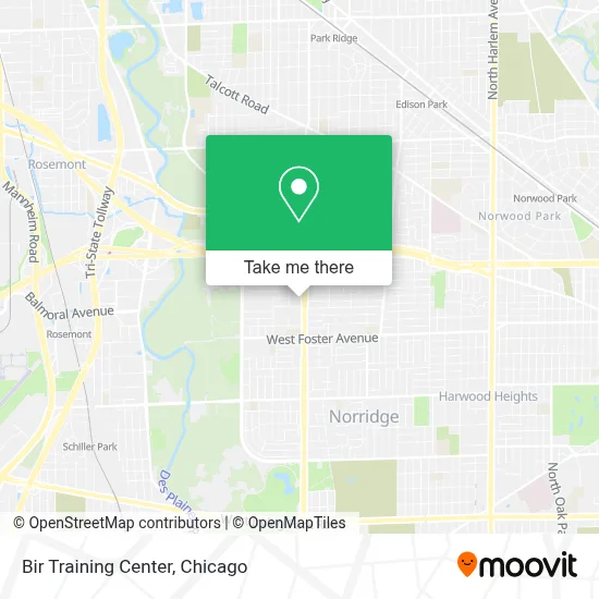 Bir Training Center map