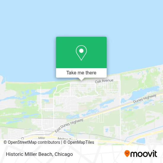 Historic Miller Beach map