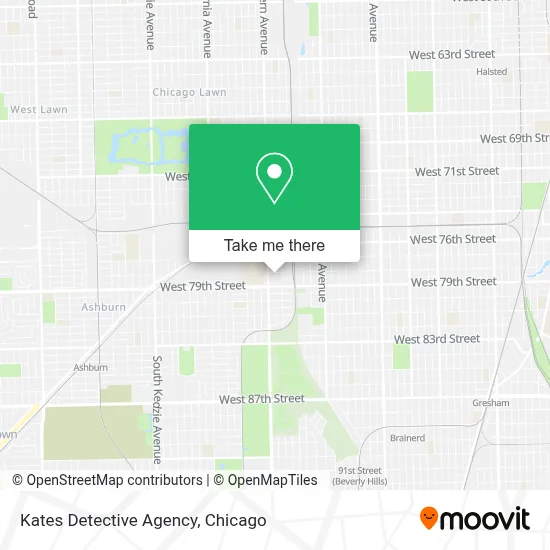 Kates Detective Agency map