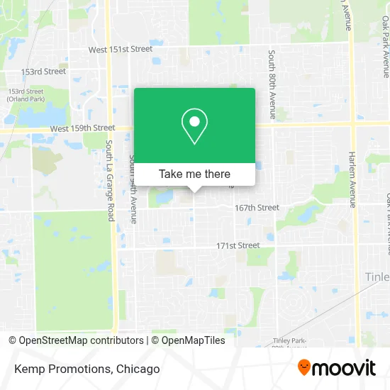 Kemp Promotions map