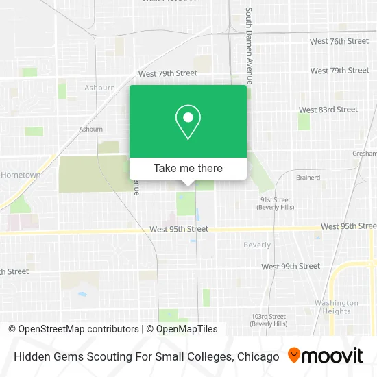 Hidden Gems Scouting For Small Colleges map