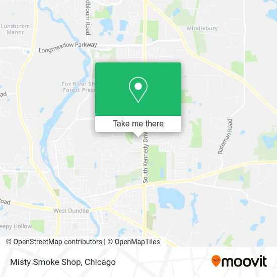 Misty Smoke Shop map