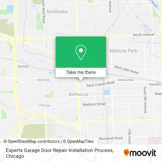 Experts Garage Door Repair Installation Process map