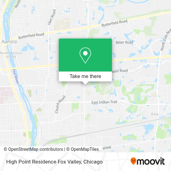 High Point Residence Fox Valley map