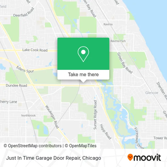 Just In Time Garage Door Repair map
