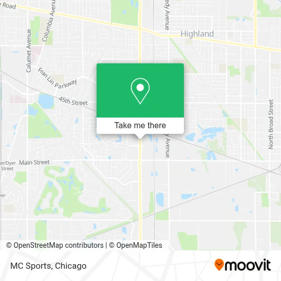 MC Sports map