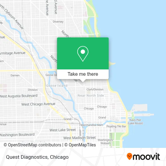 Quest Diagnostics map