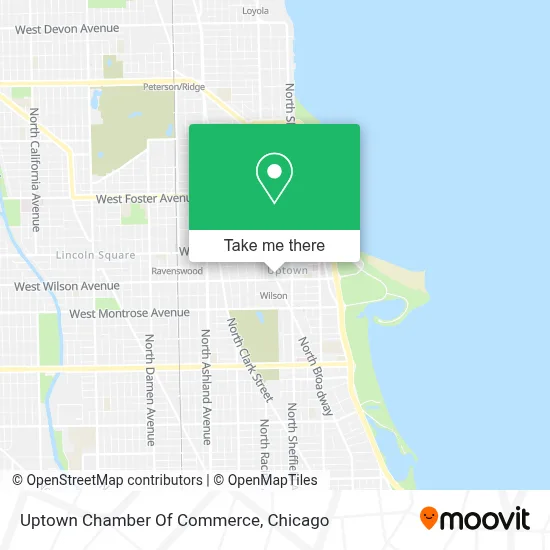 Uptown Chamber Of Commerce map