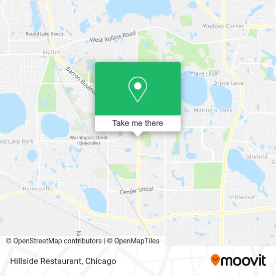 Hillside Restaurant map