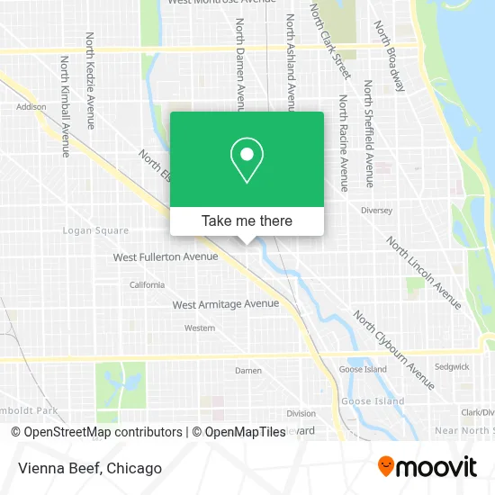 Vienna Beef map
