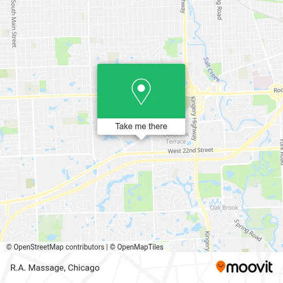 R.A. Massage map
