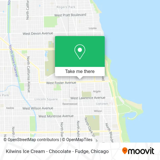 Kilwins Ice Cream - Chocolate - Fudge map