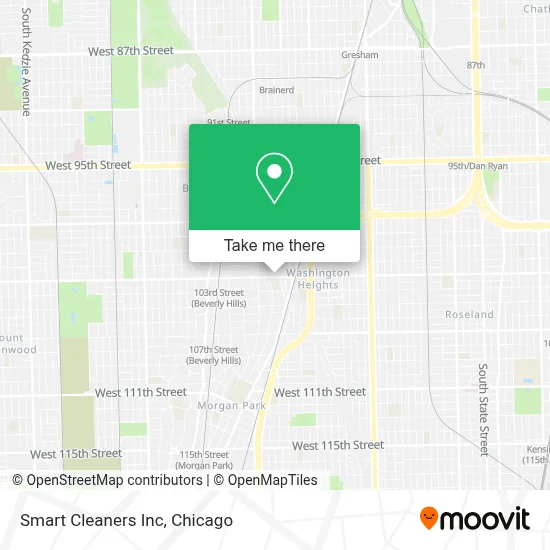 Smart Cleaners Inc map