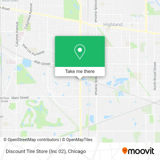 Discount Tire Store (Inc 02) map