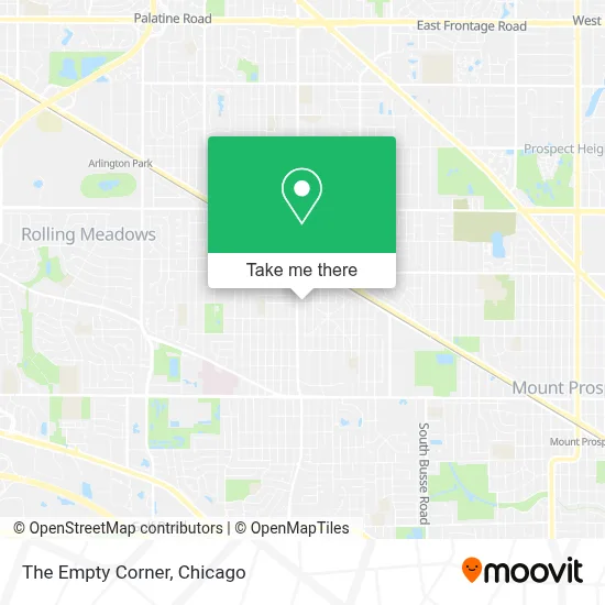 The Empty Corner map