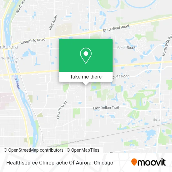 Healthsource Chiropractic Of Aurora map